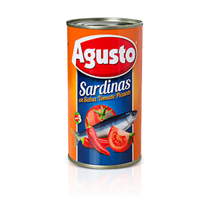 Sardinas Agusto en Salsa de Tomate Picante 155g.