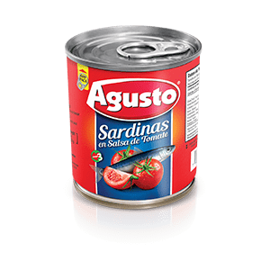 Sardinas Agusto en Salsa de Tomate A/F 215g.